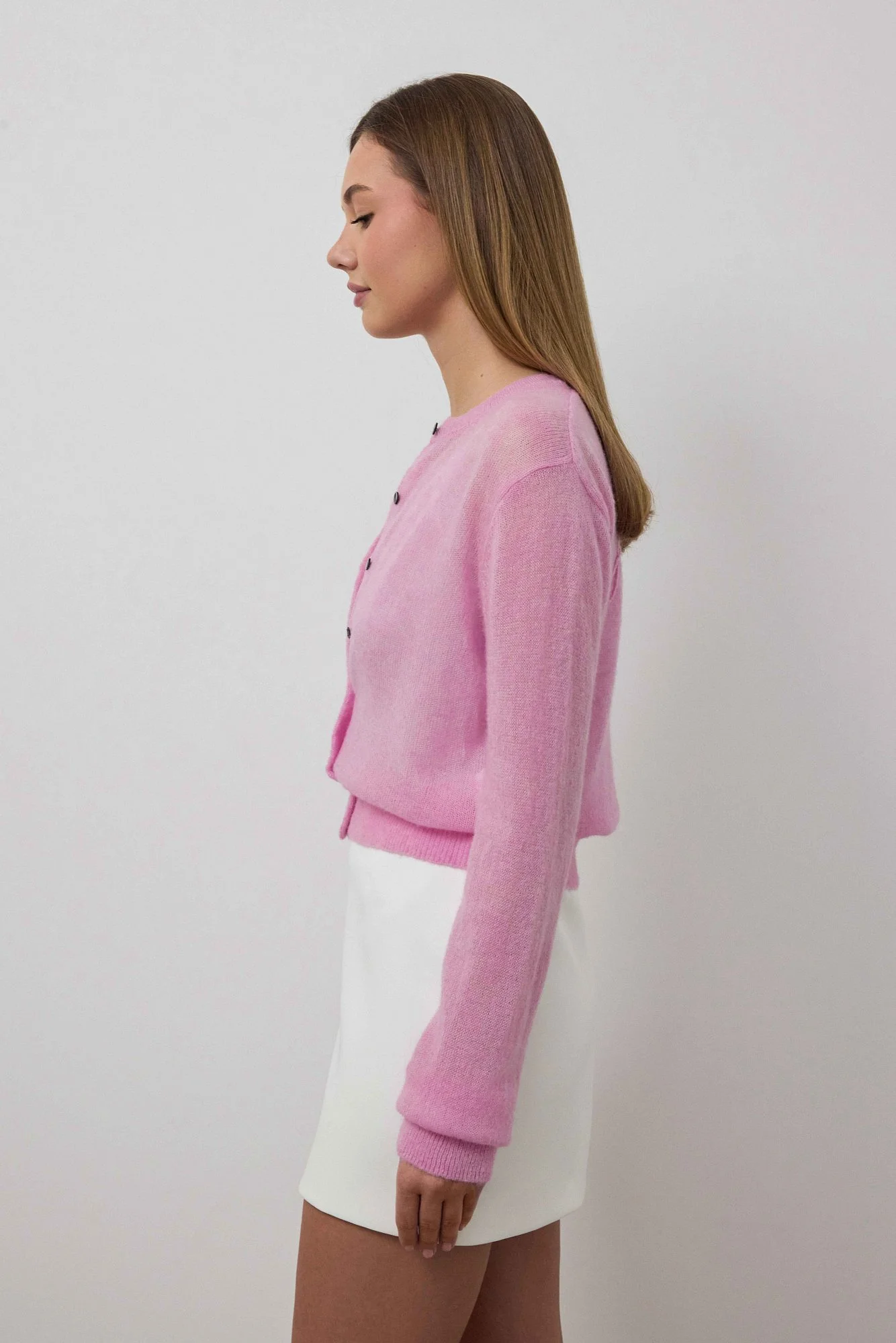 Кардиган (S (42RU), розовый). Избражение № 2