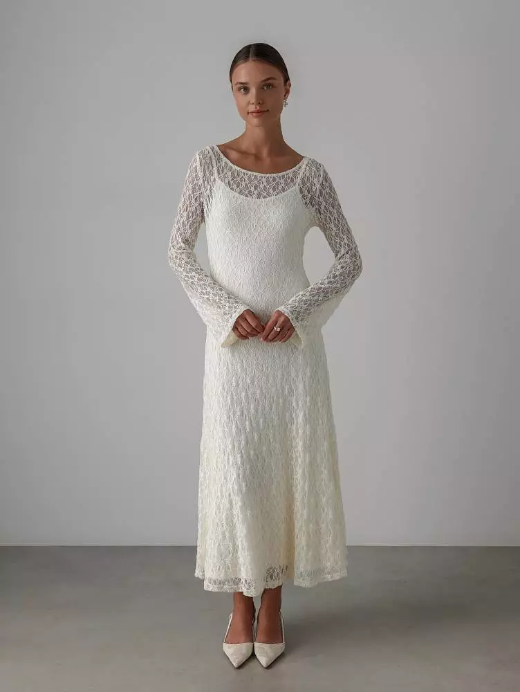 Платье (L (46RU), молочный). Изображение № 1