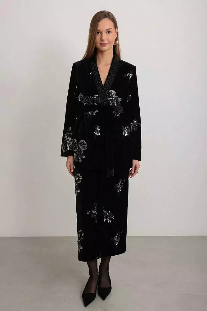 Жакет (M (44RU), чёрный). Изображение № 2