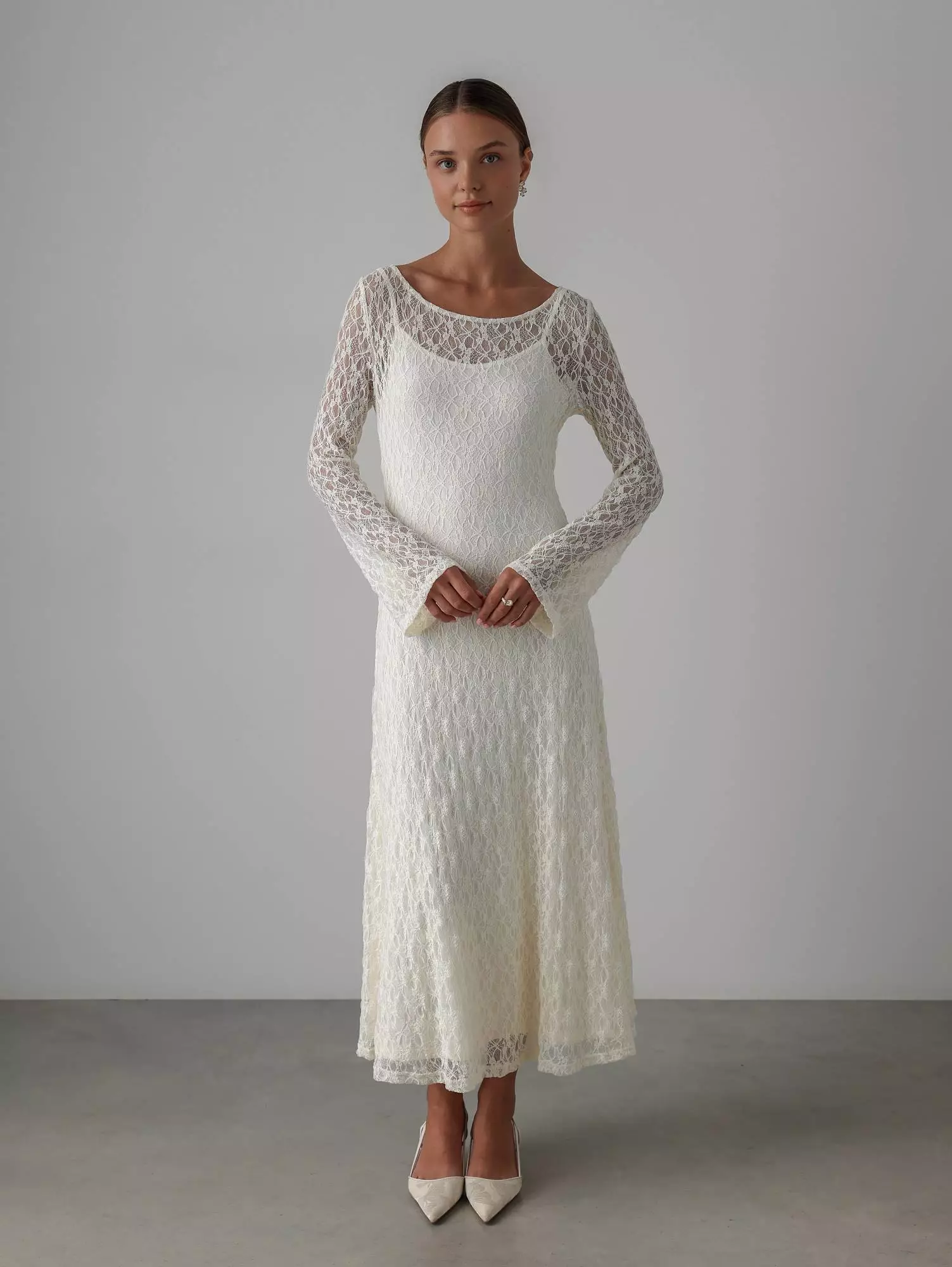 Платье (L (46RU), молочный). Избражение № 1