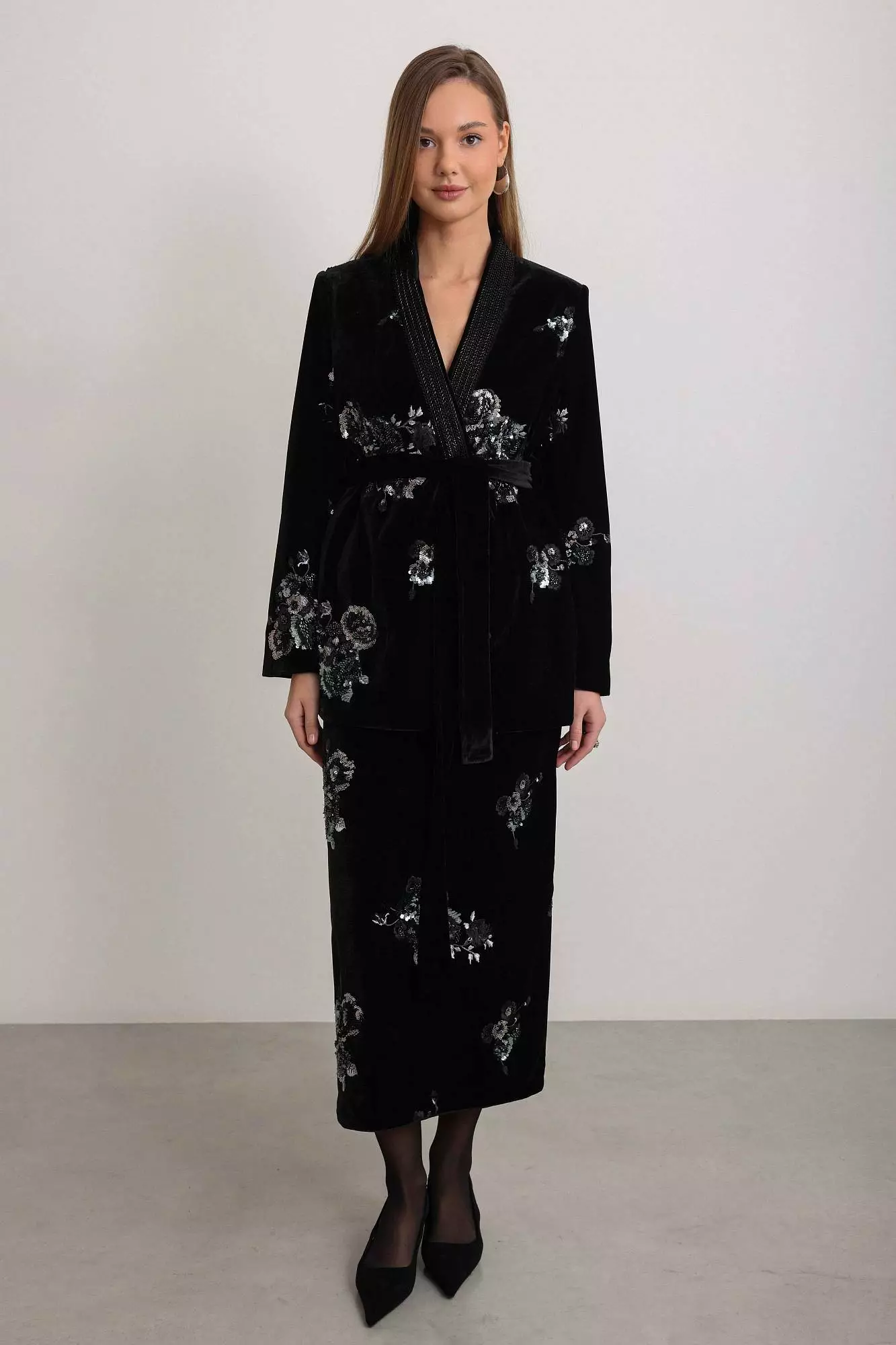 Жакет (M (44RU), чёрный). Избражение № 2