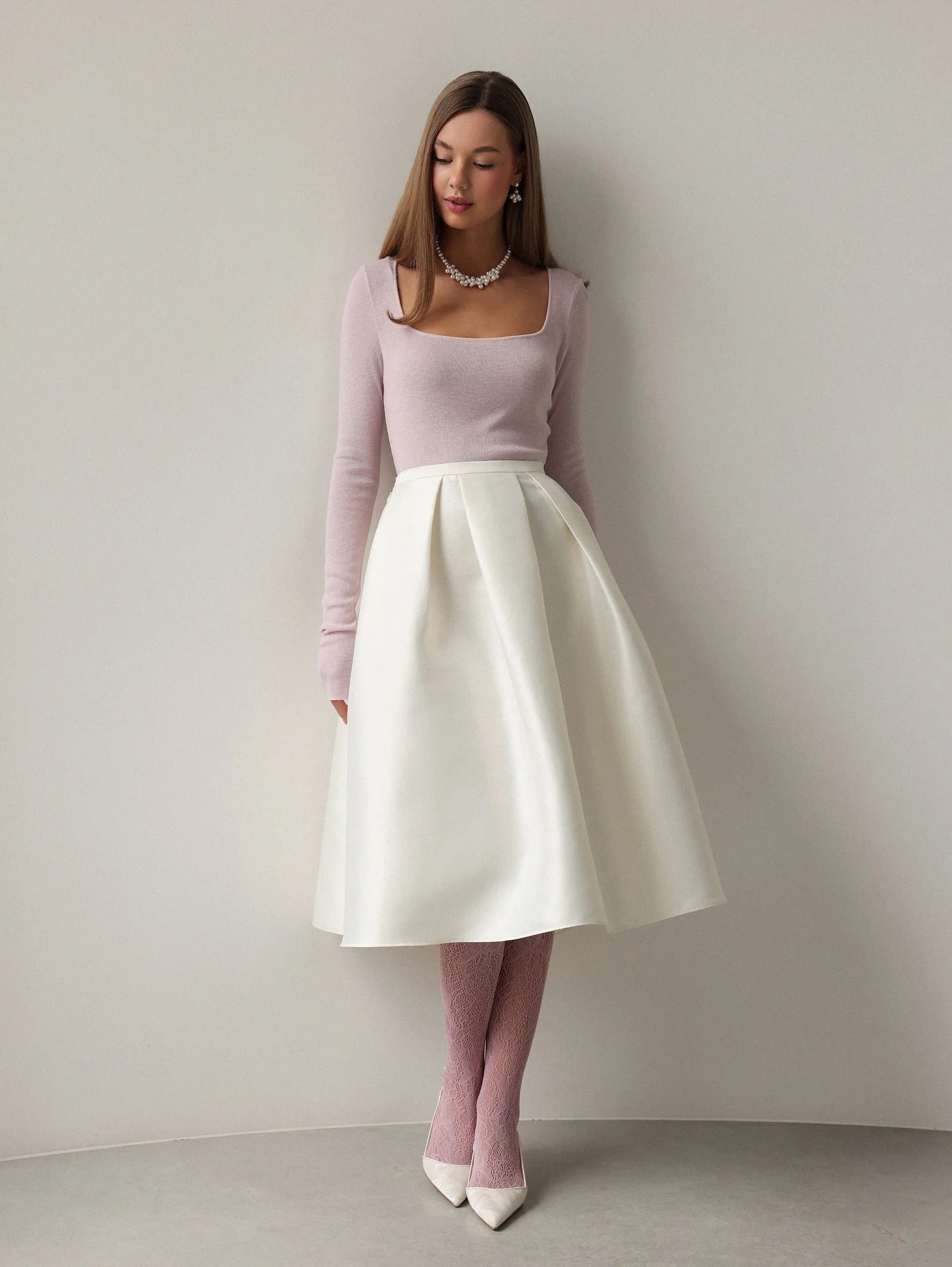 Юбка (M (44RU), молочный). Избражение № 1