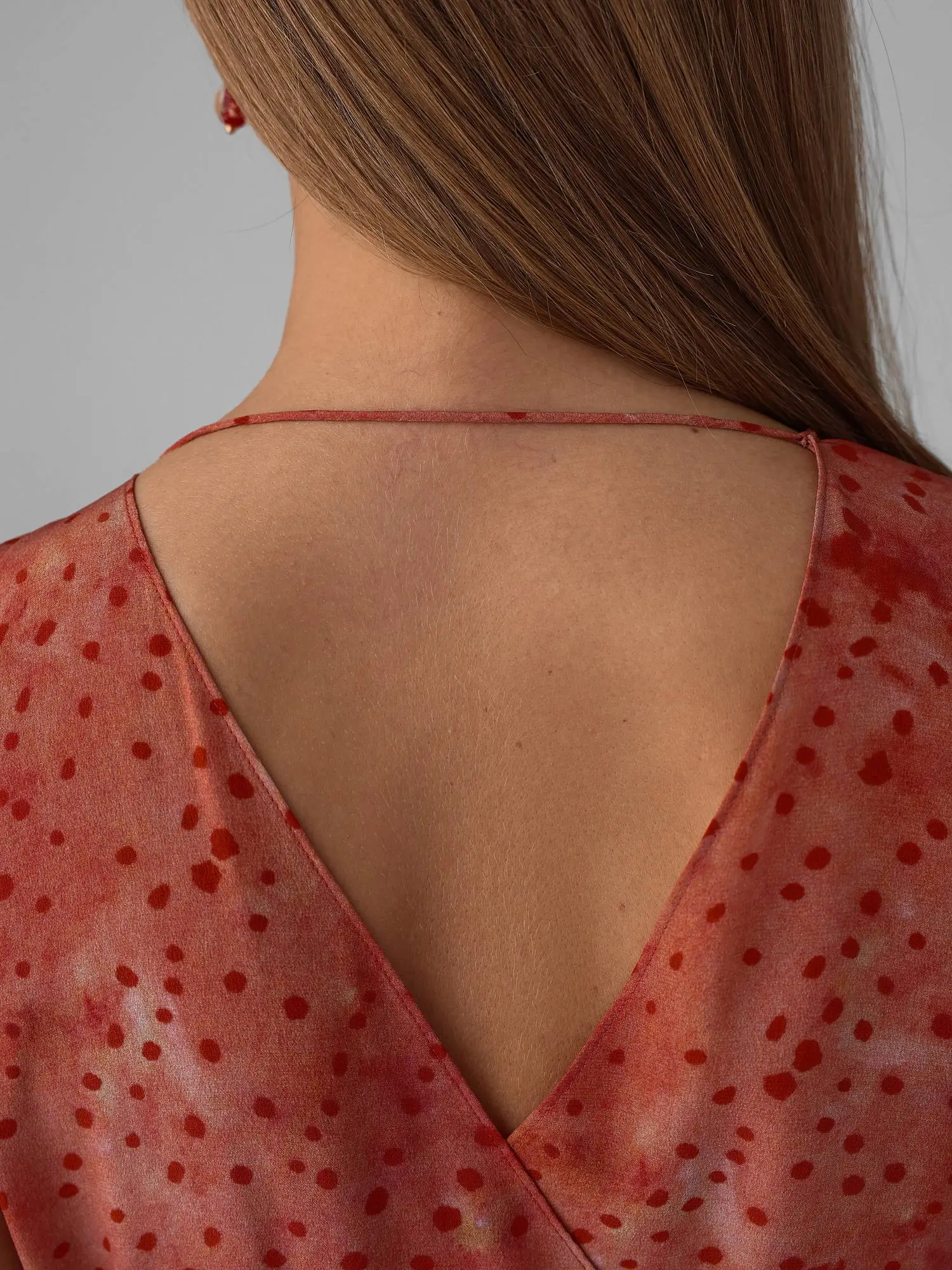 Платье (M (44RU), коралловый). Избражение № 8