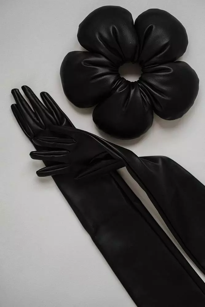 перчатки (чёрный). Изображение № 3