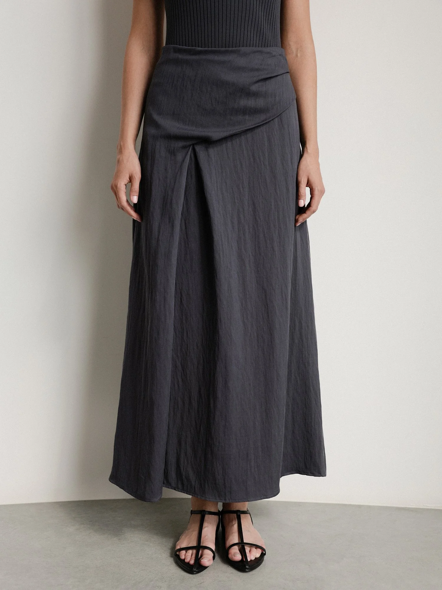 Юбка (M (44RU), тёмно-серый). Избражение № 1