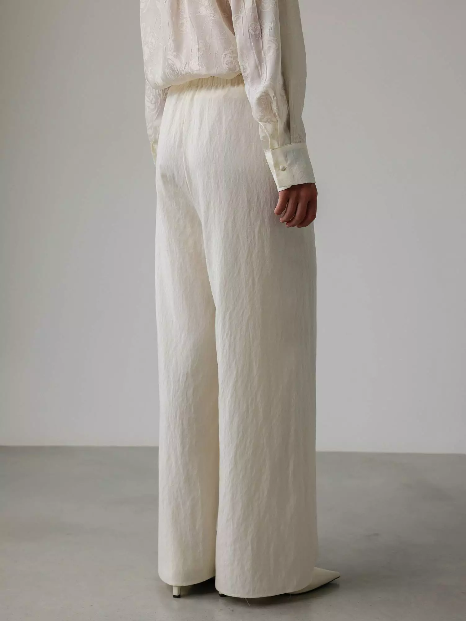 Брюки (L (46RU), молочный). Избражение № 5