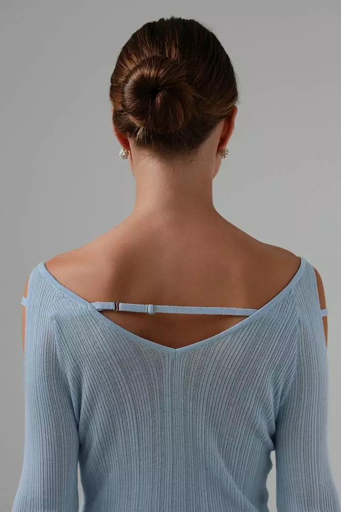 лонгслив (небесно-голубой). Изображение № 5