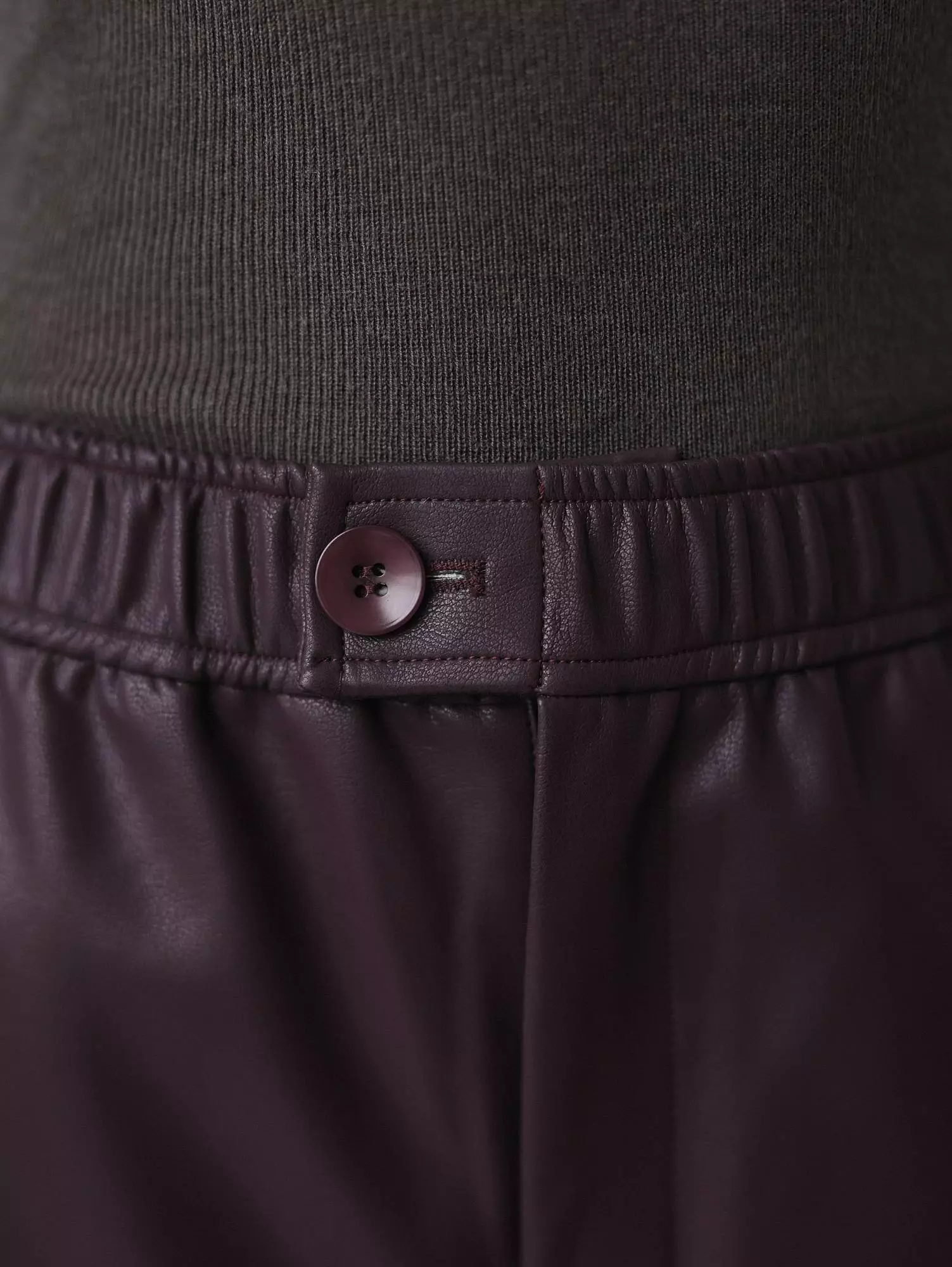 Брюки (S (42RU), баклажановый). Избражение № 3