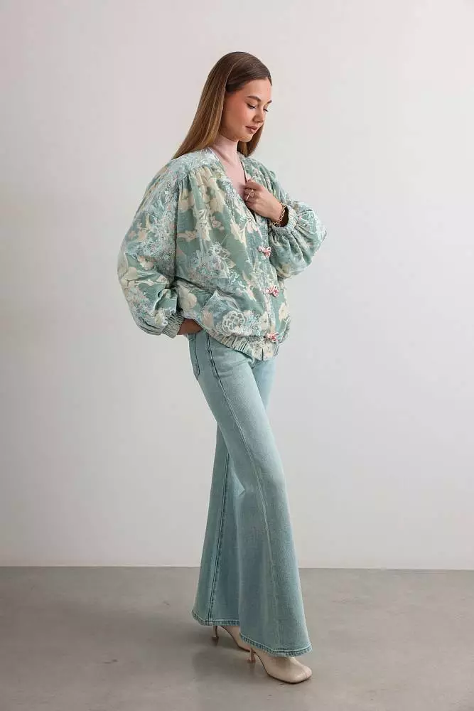 Куртка (S (42RU), пыльно-голубой). Изображение № 2