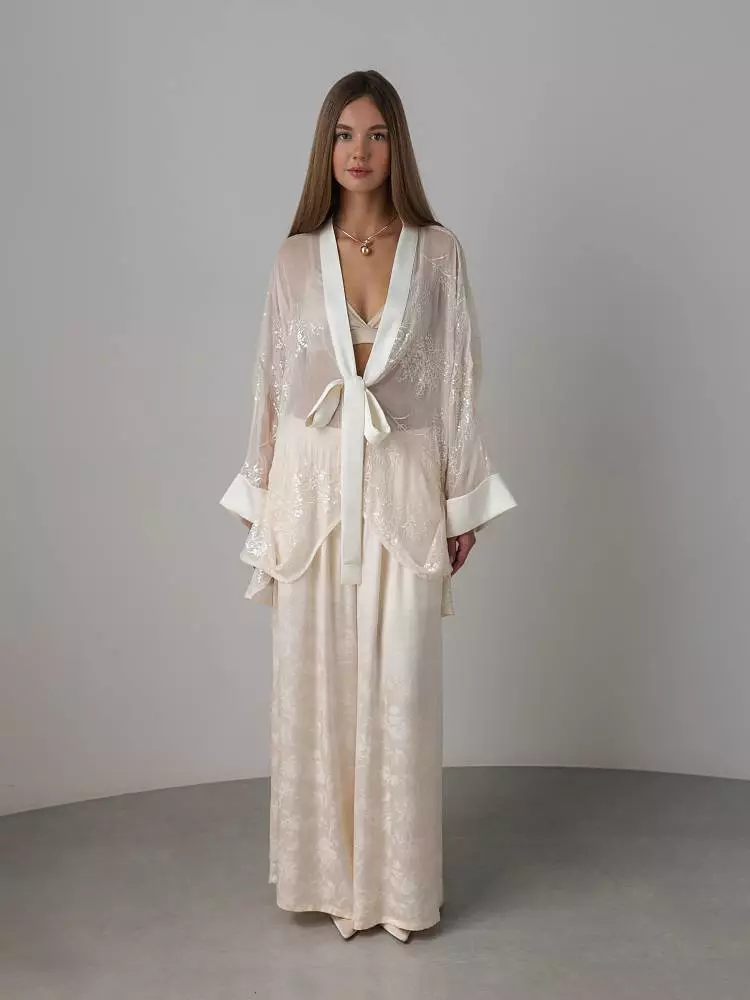 Брюки (L (46RU), бежевая пудра). Изображение № 1