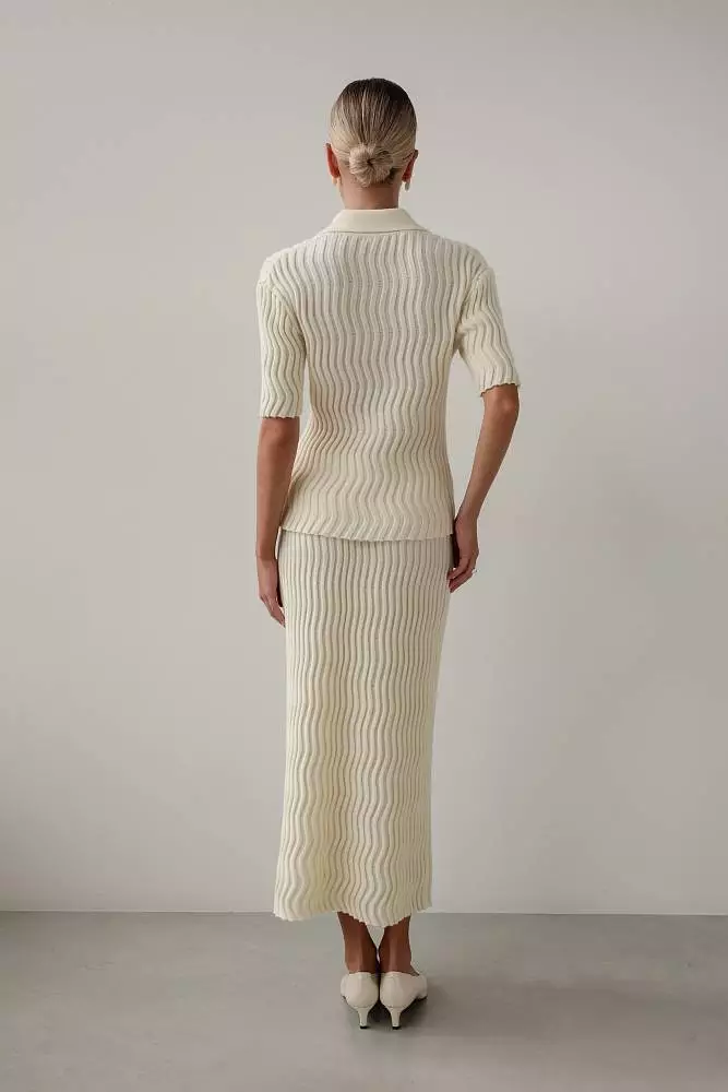 Топ (M (44RU), молочный). Изображение № 5