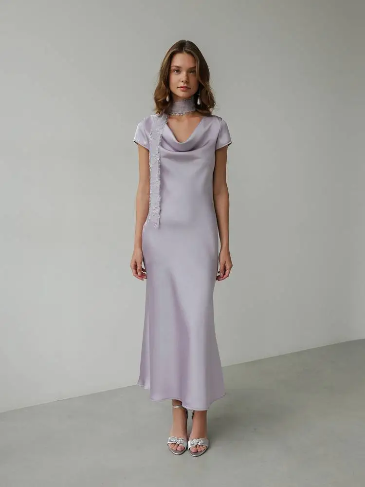 Платье (S (42RU), лиловый). Изображение № 1