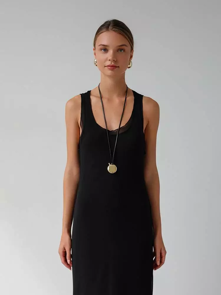 Платье (M (44RU), чёрный). Изображение № 2