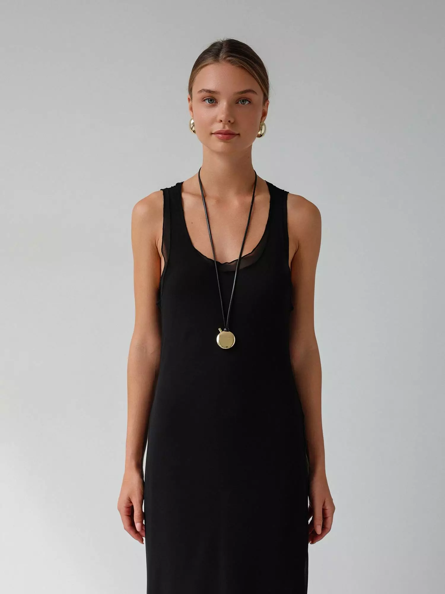 Платье (M (44RU), чёрный). Избражение № 2