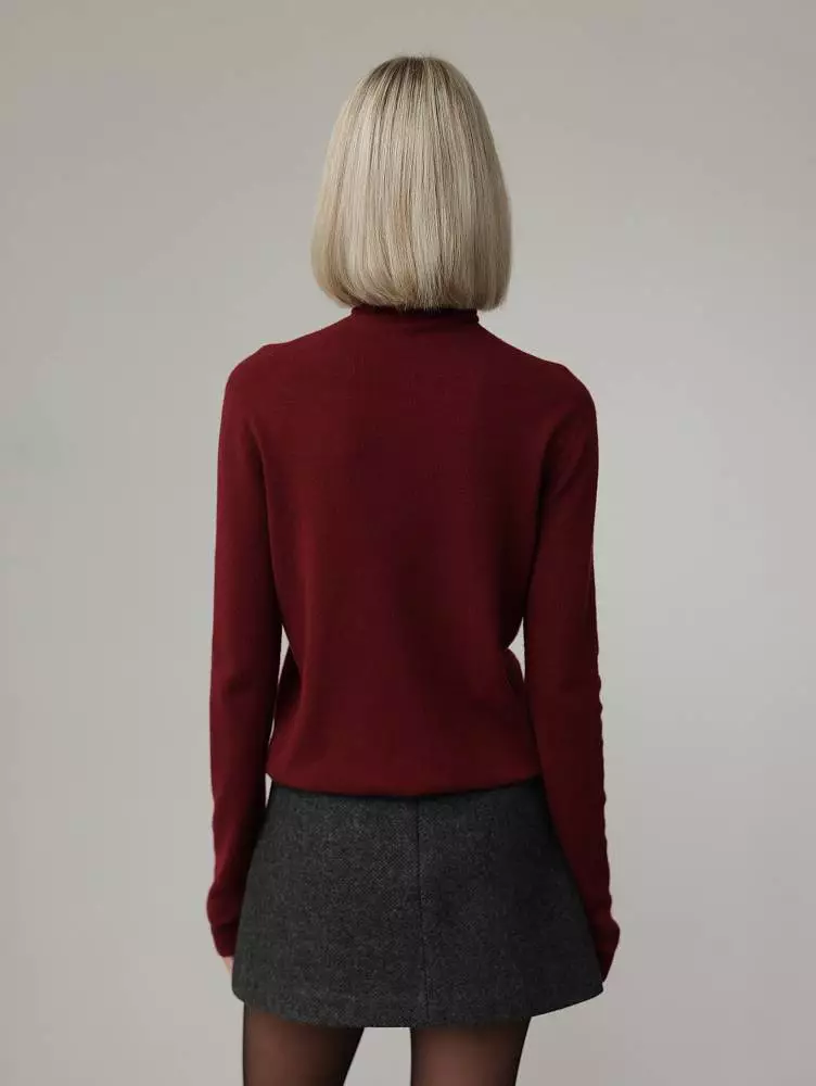 Водолазка (onesize (42-46RU), бордовый). Изображение № 6