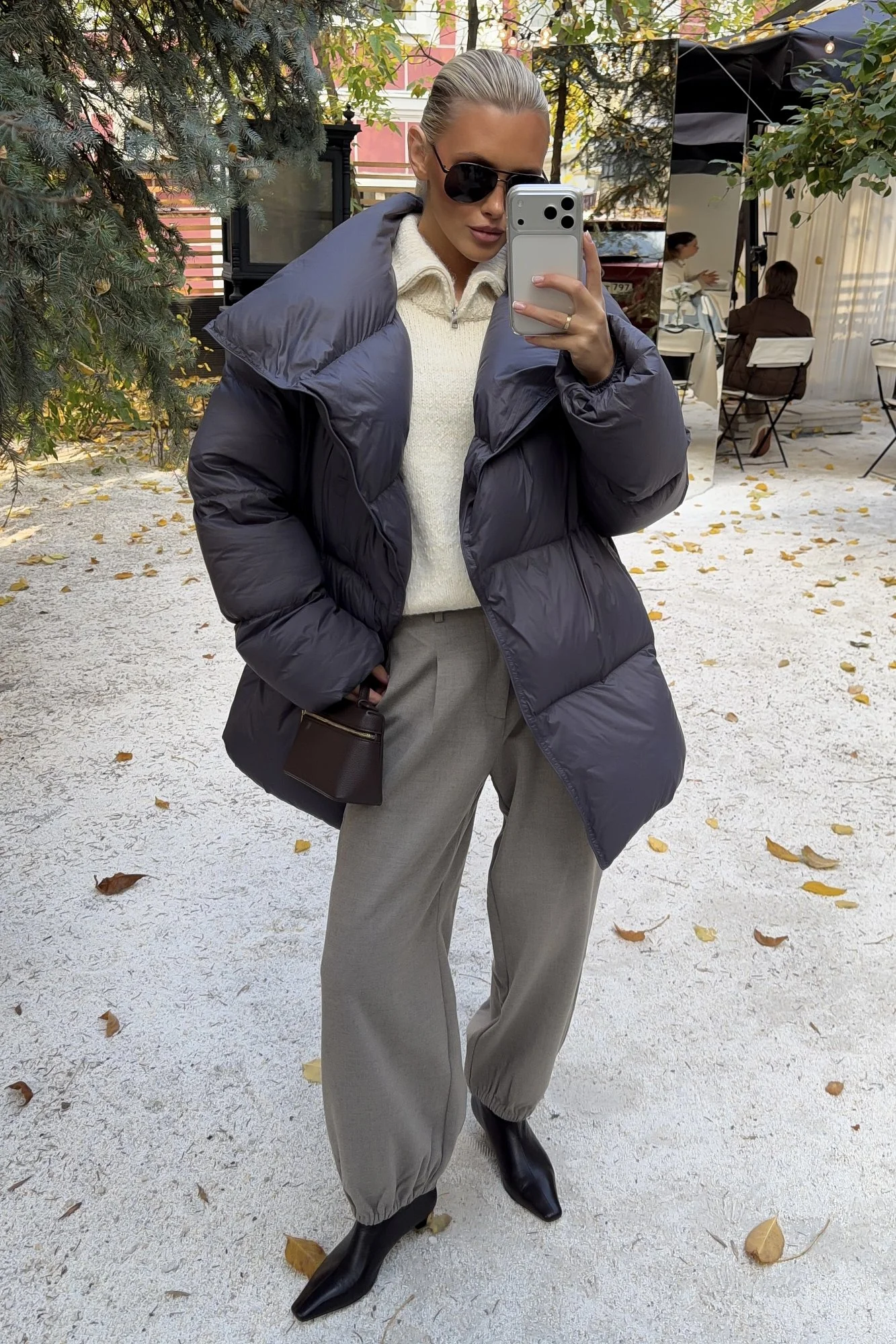 Куртка (onesize (42-46RU), пыльно-фиолетовый). Изображение № 4