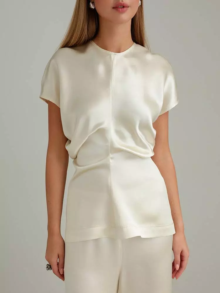 Топ (L (46RU), кремовый). Изображение № 2