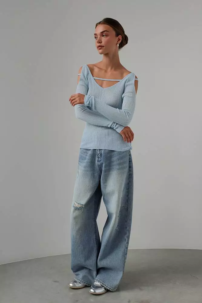 лонгслив (небесно-голубой). Изображение № 2