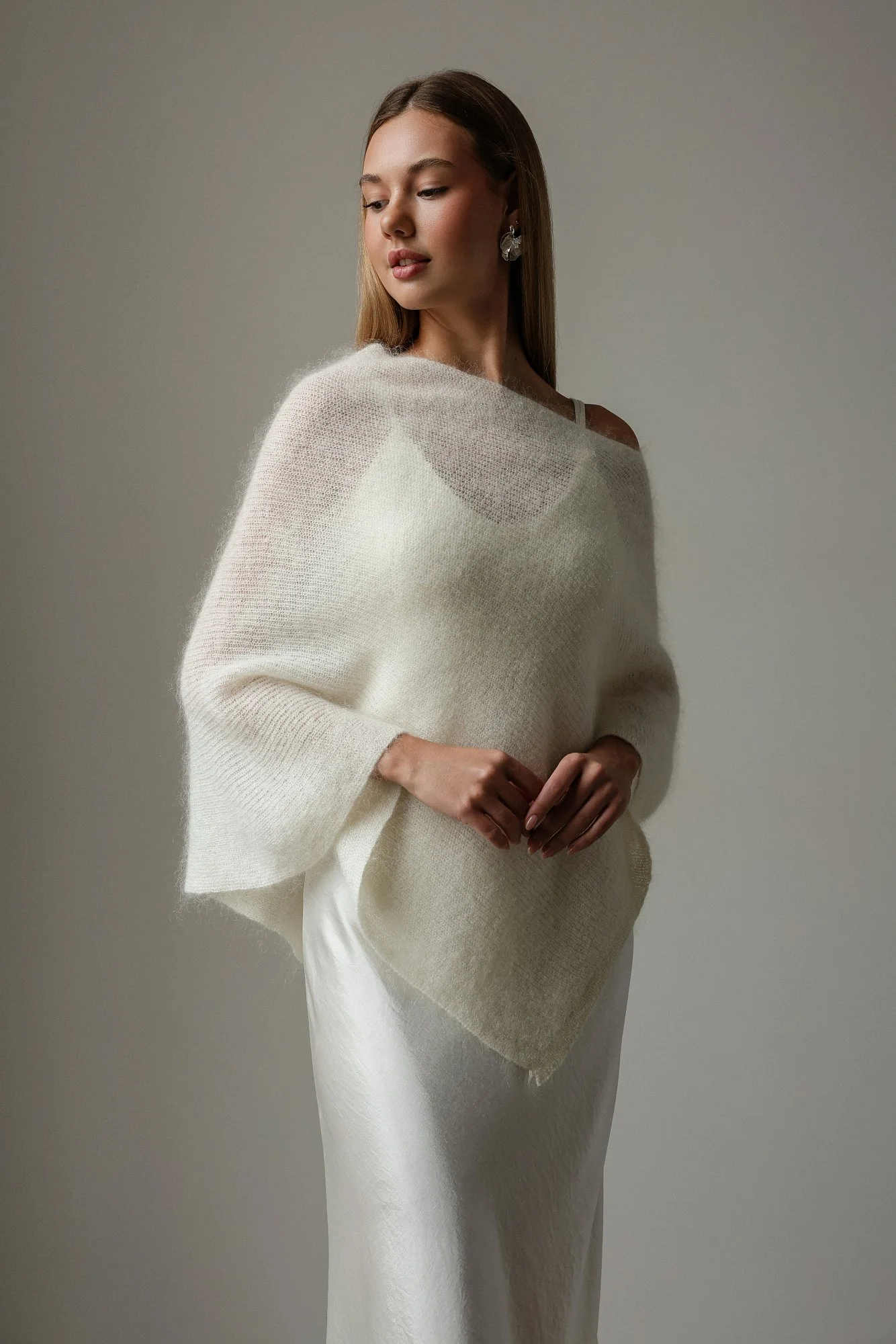 Накидка (onesize (42-46RU) молочный). Избражение № 2