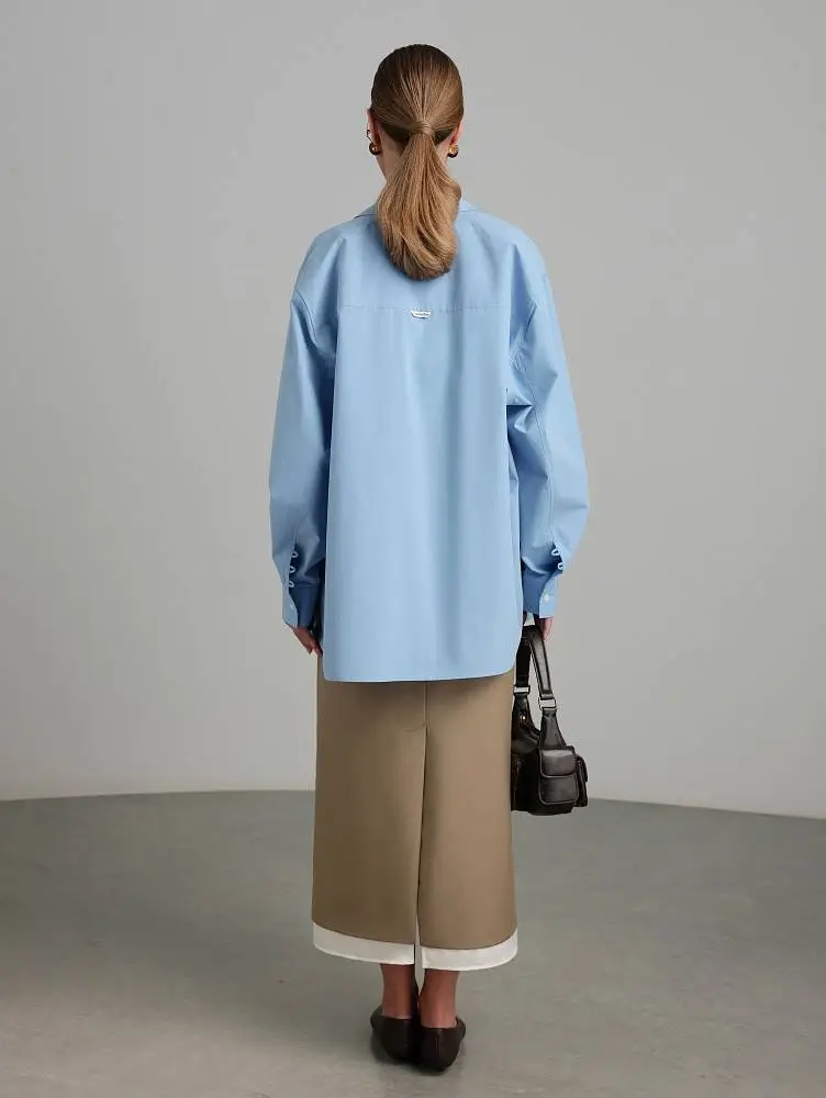 Рубашка (onesize (42-46RU), голубой). Изображение № 6