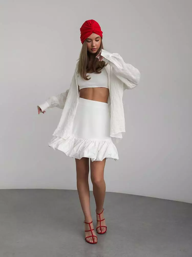 Рубашка (S (42RU), молочный). Изображение № 3