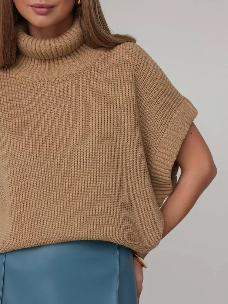 Жилет (onesize (42-46RU), песочный). Изображение № 3