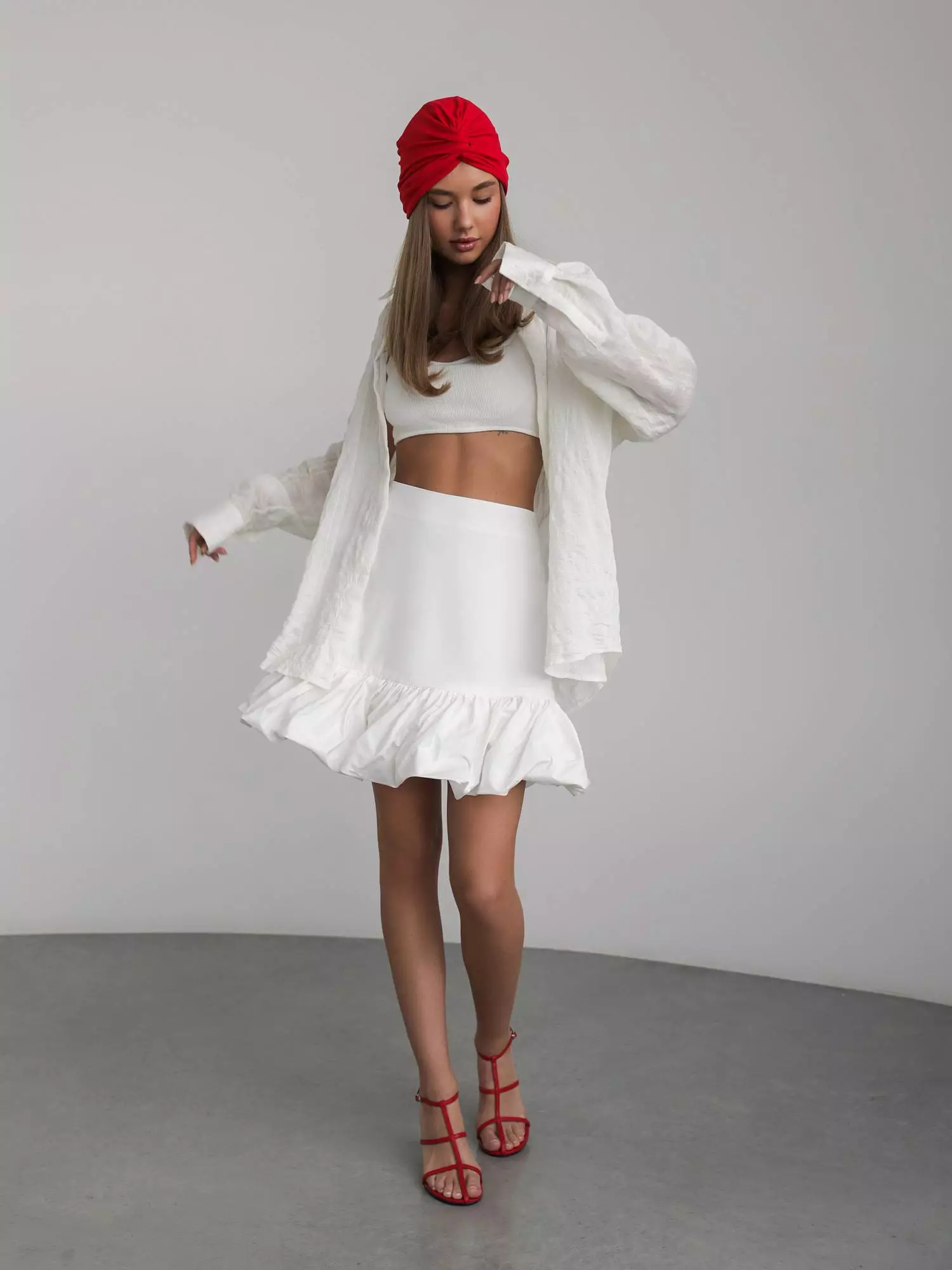 Рубашка (S (42RU), молочный). Избражение № 3