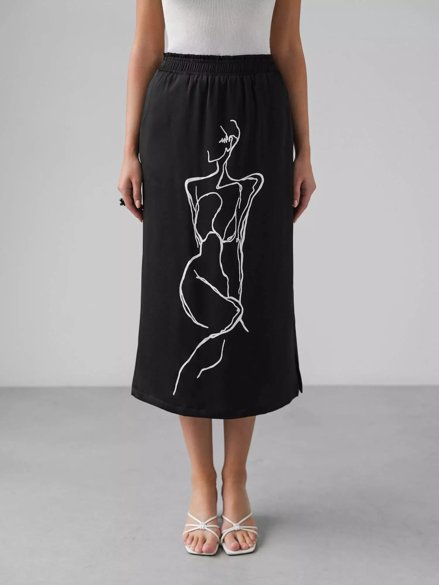 юбка (M (44), чёрный). Избражение № 1