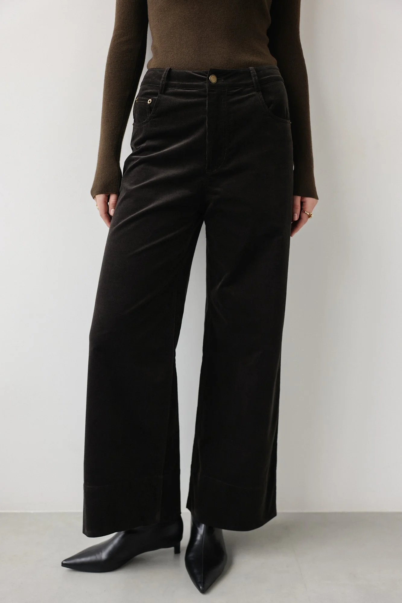 Брюки (M (44RU), тёмно-коричневый). Избражение № 1