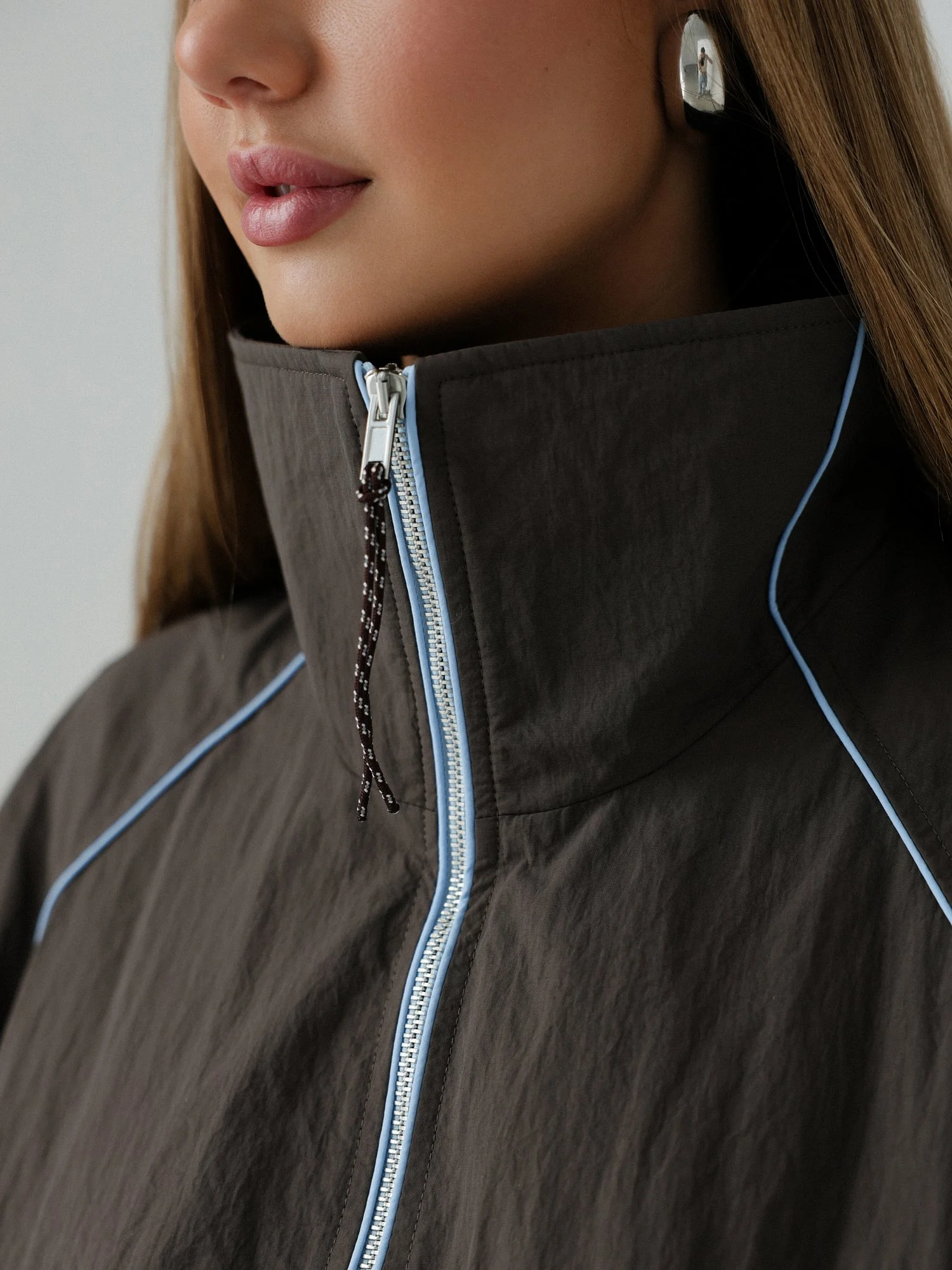 Ветровка (onesize (42-46RU) коричневый). Избражение № 5