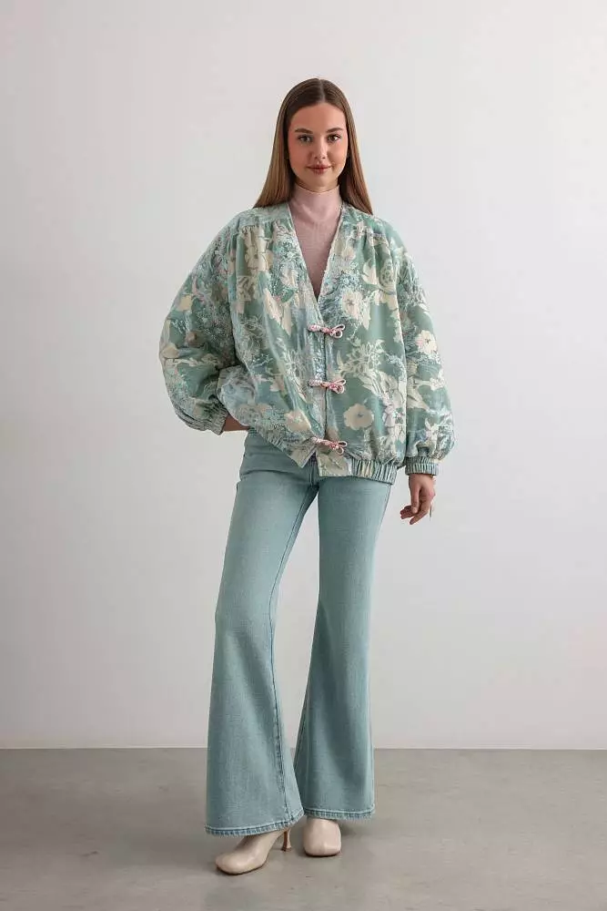 Куртка (S (42RU), пыльно-голубой). Изображение № 4