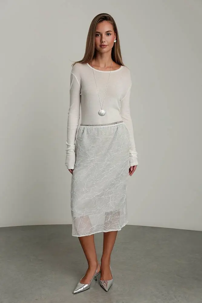 Юбка (M (44RU), белый). Изображение № 2