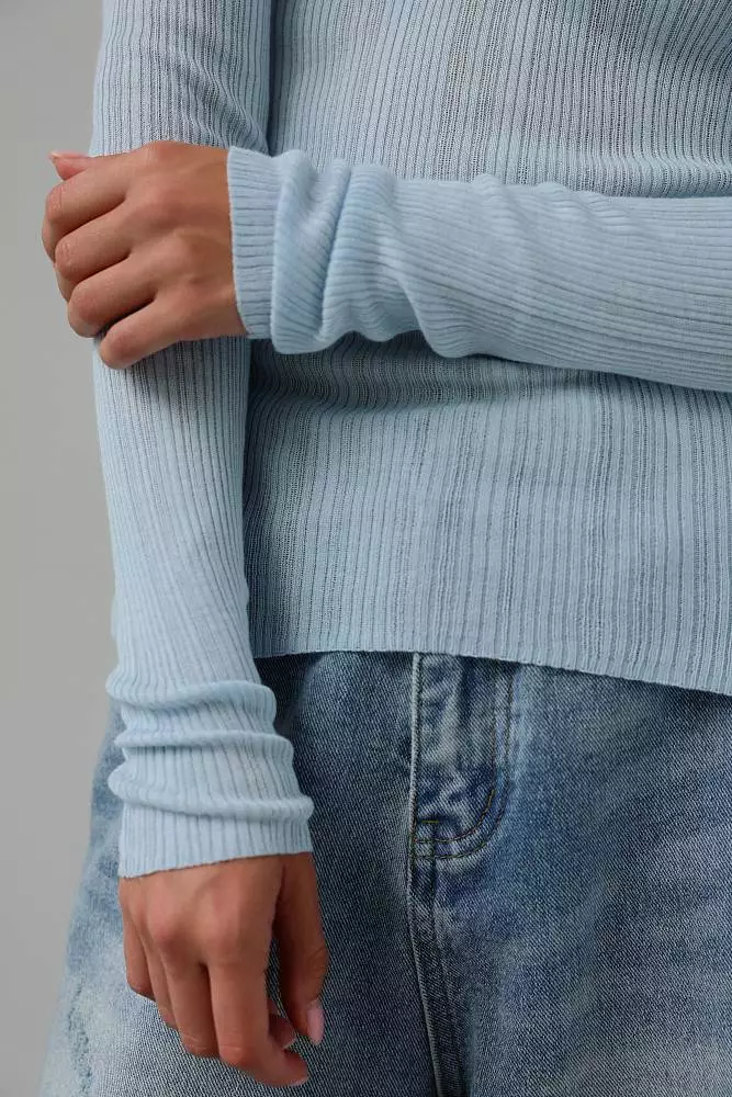 лонгслив (небесно-голубой). Изображение № 3