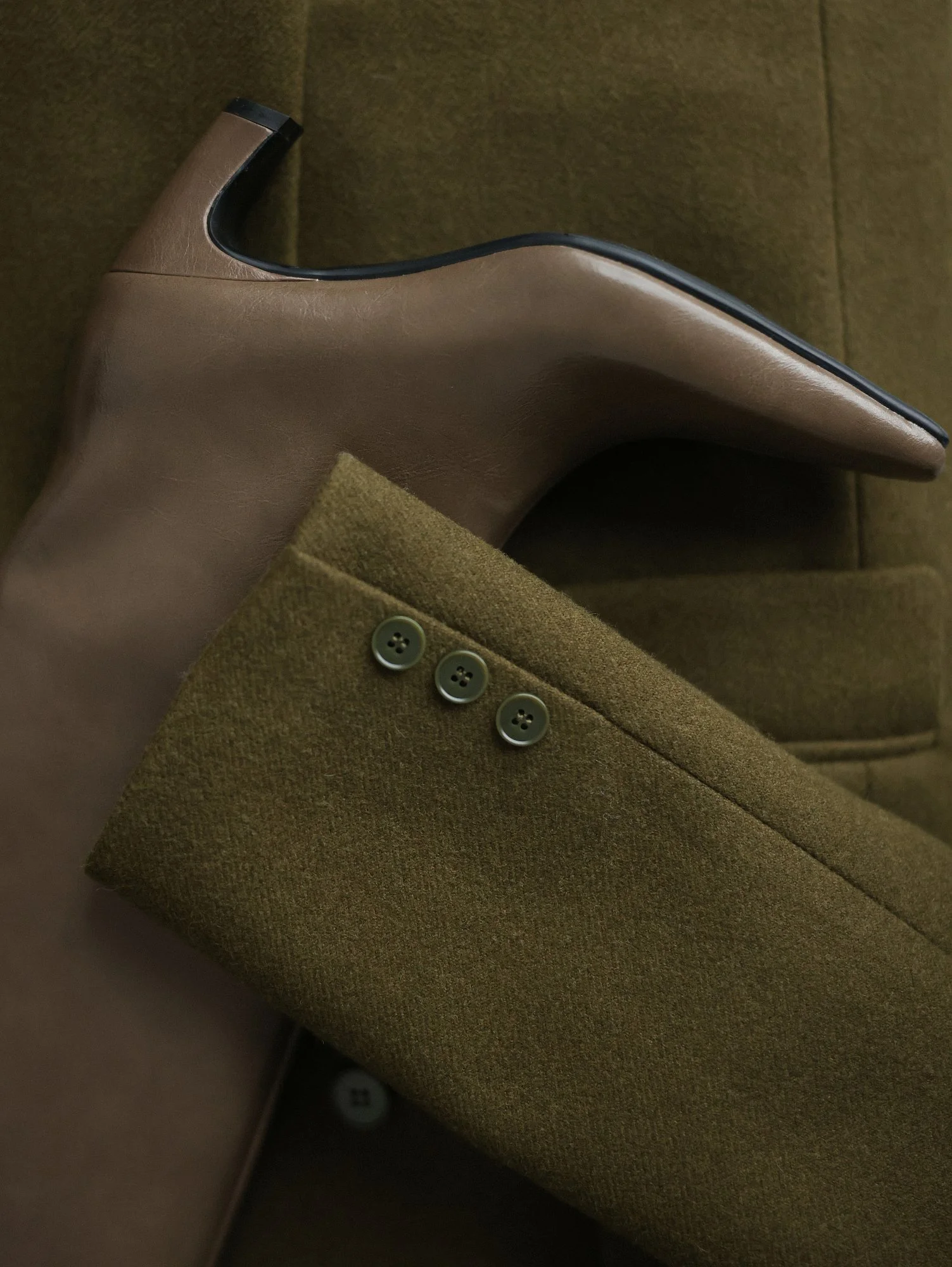 Сапоги (38, серая олива). Избражение № 3