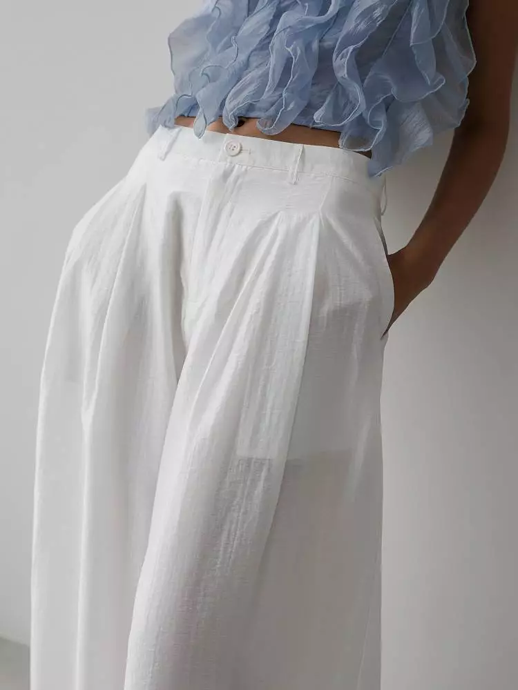 Брюки (S (42RU), белый). Изображение № 2