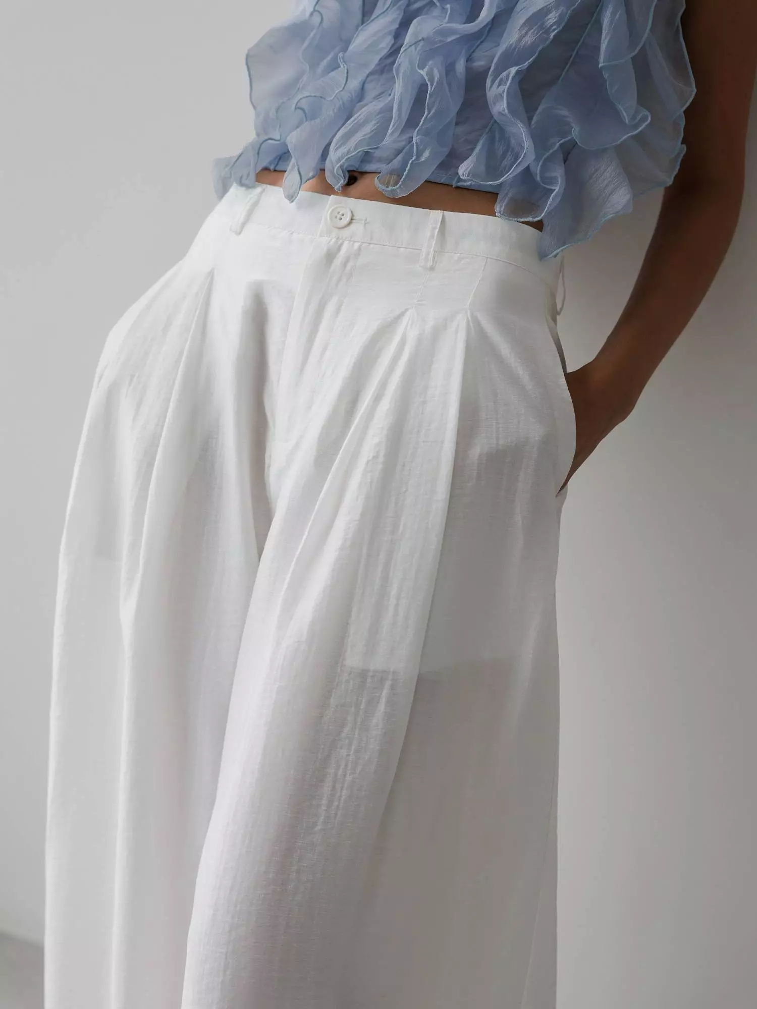 Брюки (S (42RU), белый). Избражение № 2