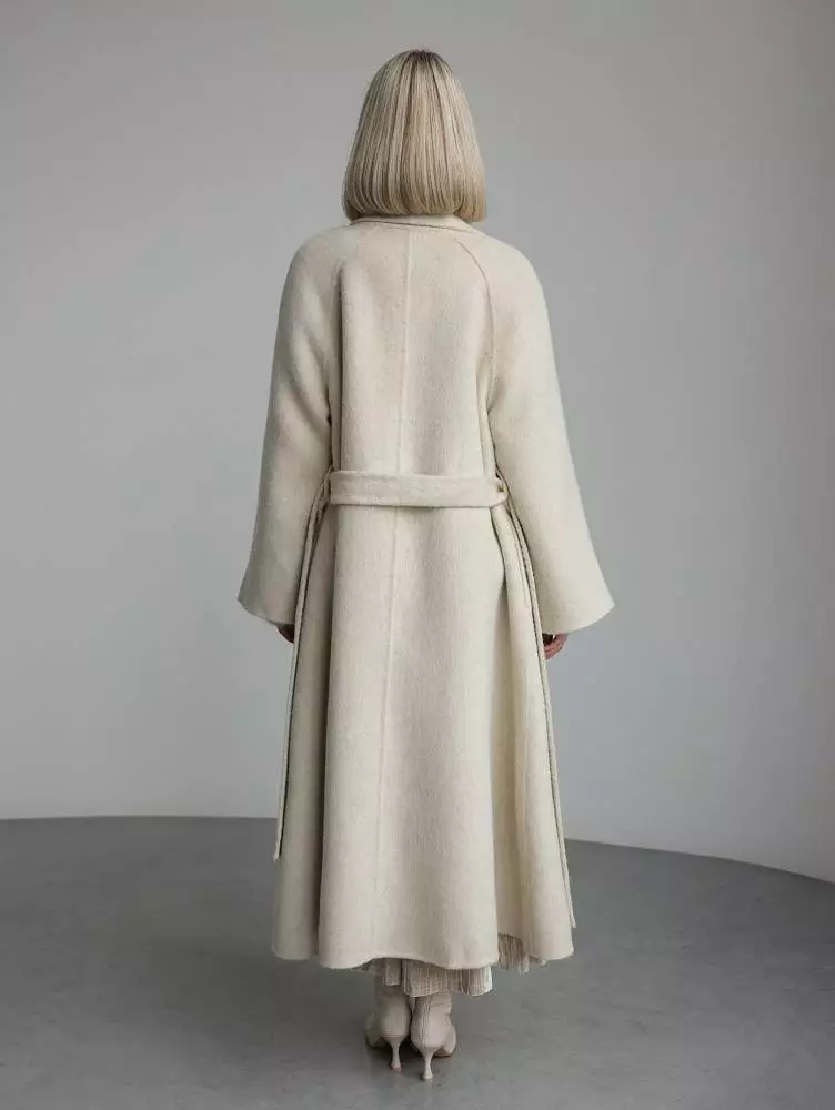 пальто (onesize (42-46RU), светло-бежевый). Изображение № 6