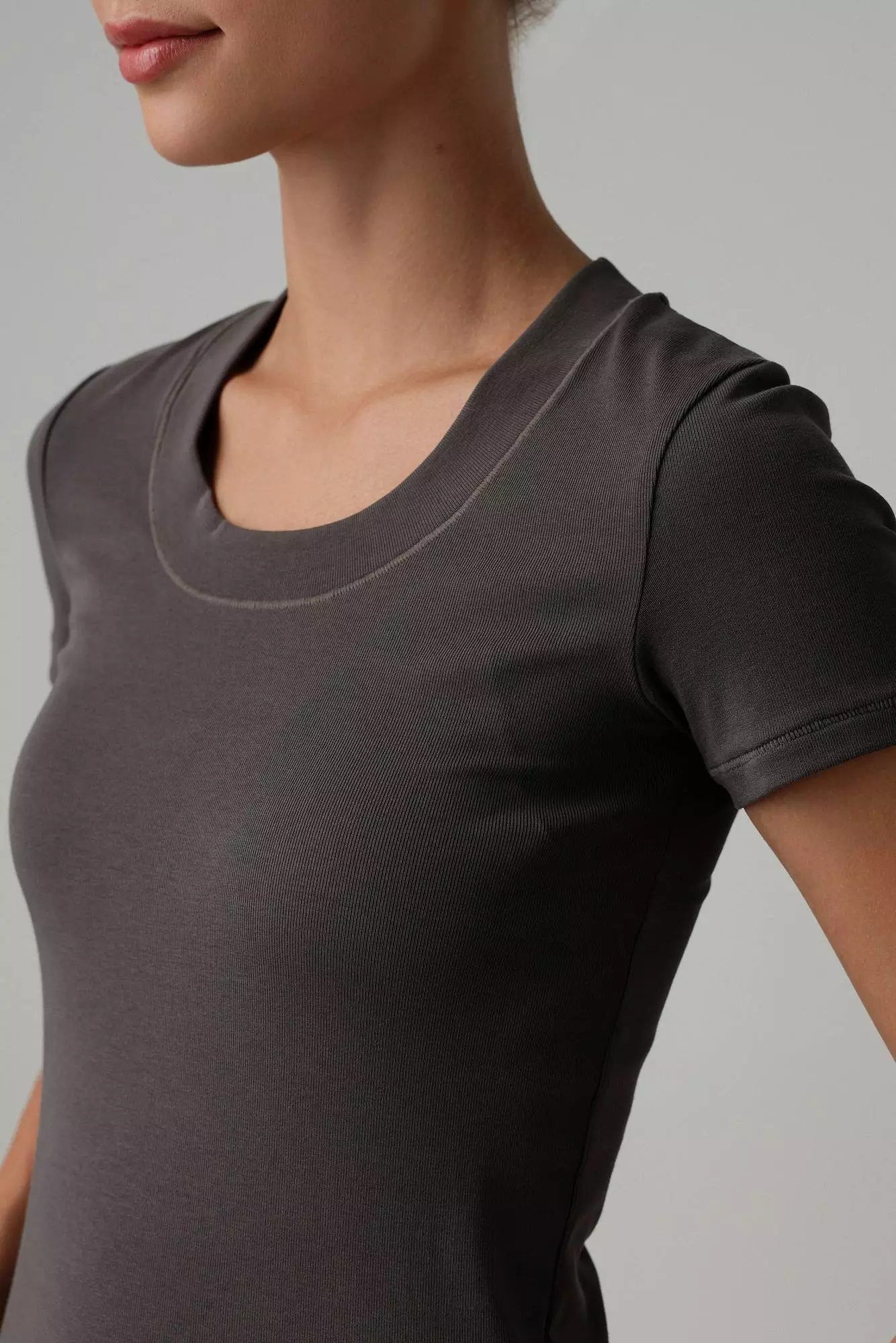 футболка (S (42), серый). Избражение № 4