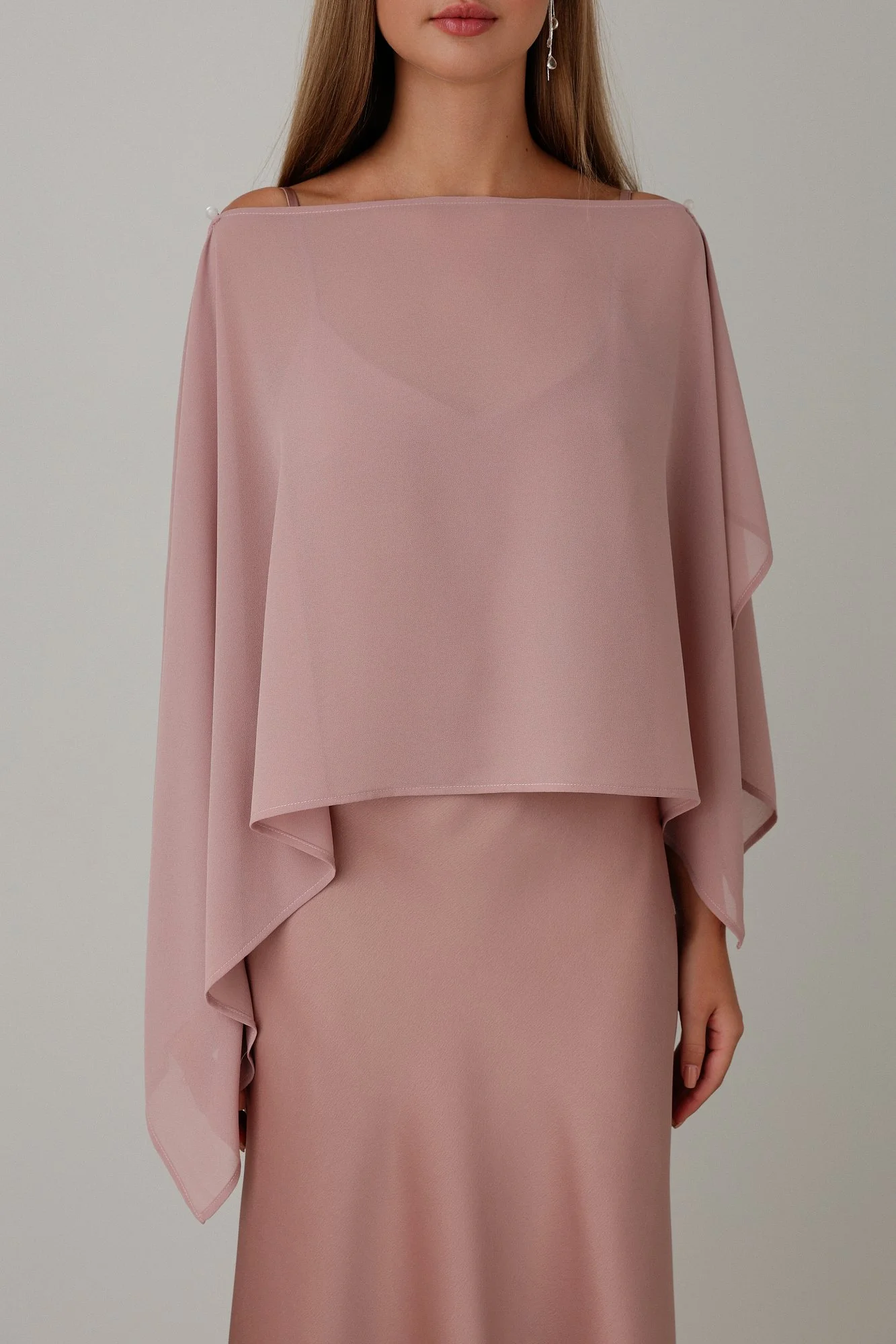 Платье (L (46RU), пудровый). Избражение № 2