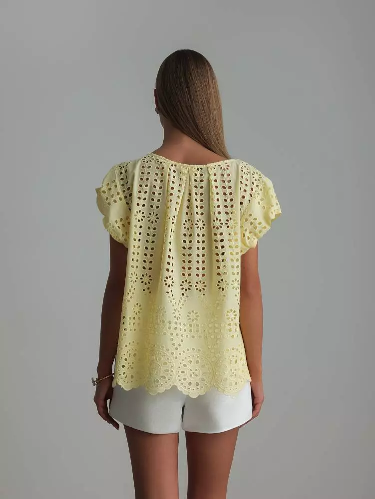 Топ (L (46RU), нежно-жёлтый). Изображение № 5