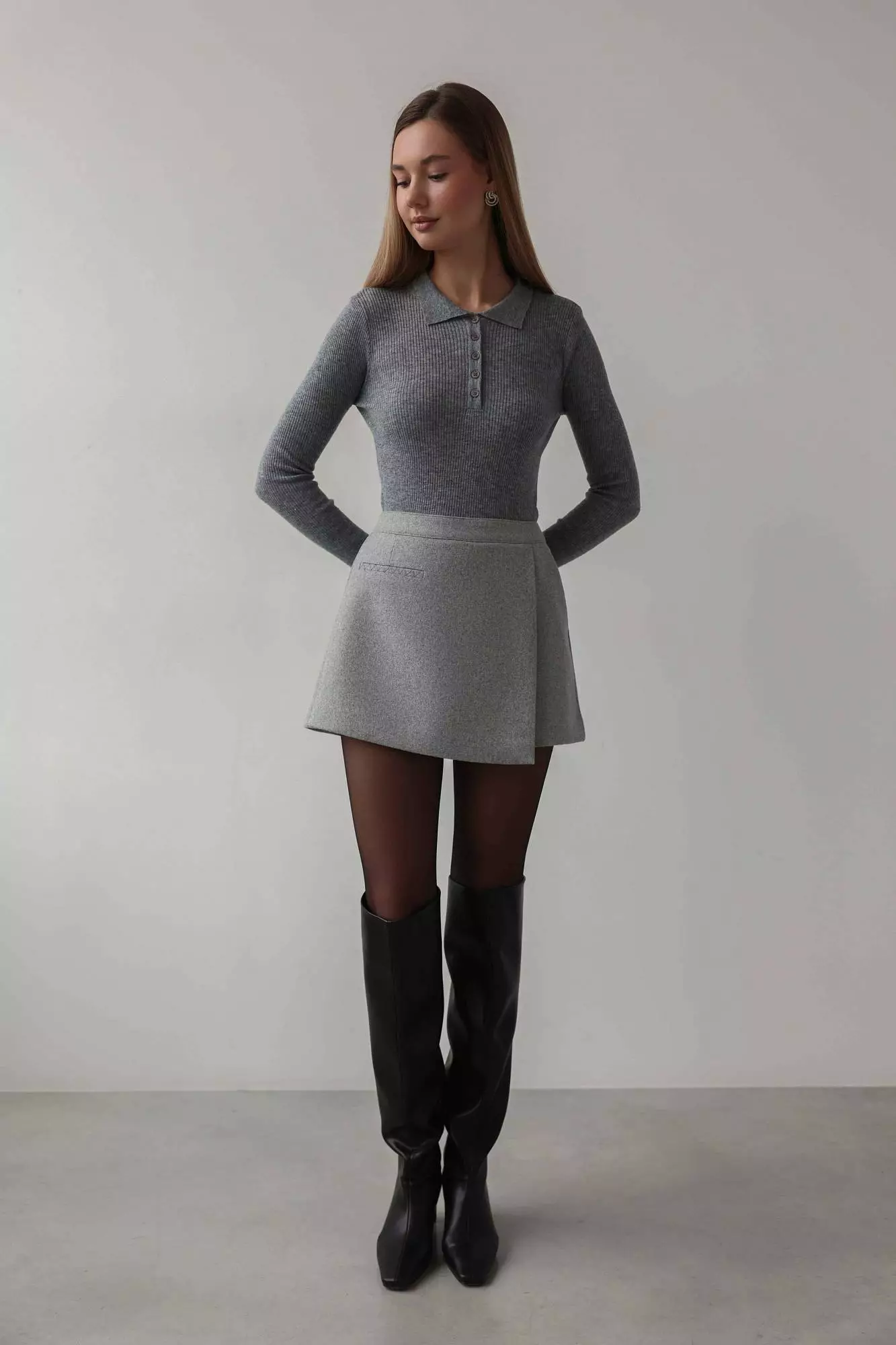 Юбка  (M (44RU), серый). Избражение № 1