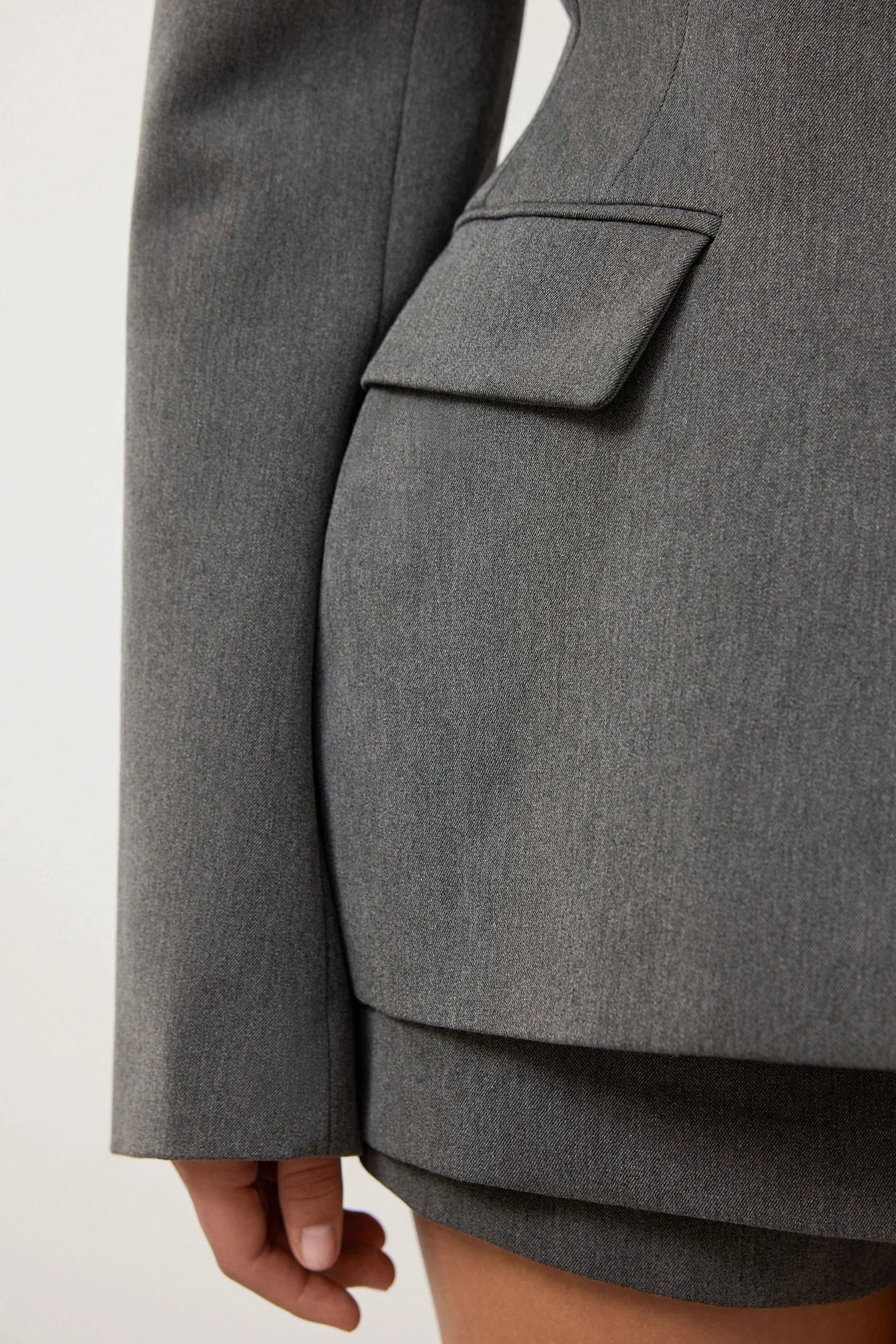 Пиджак (S (42RU), серый). Избражение № 6