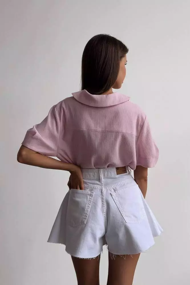 рубашка (M, розовый). Изображение № 4