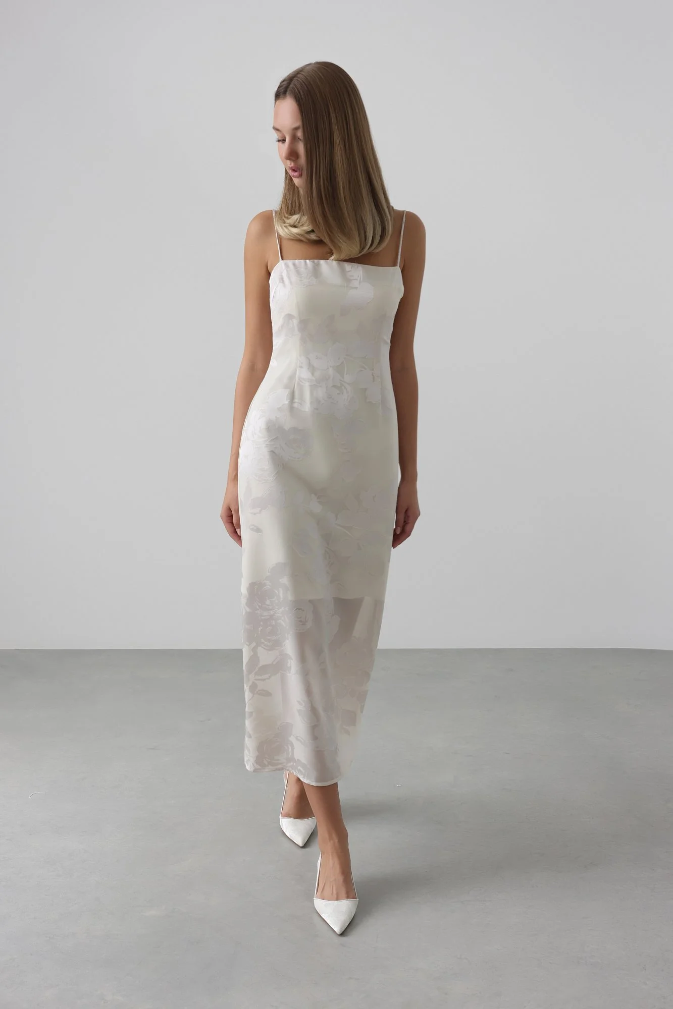 Платье (S (42), слоновая кость). Избражение № 1