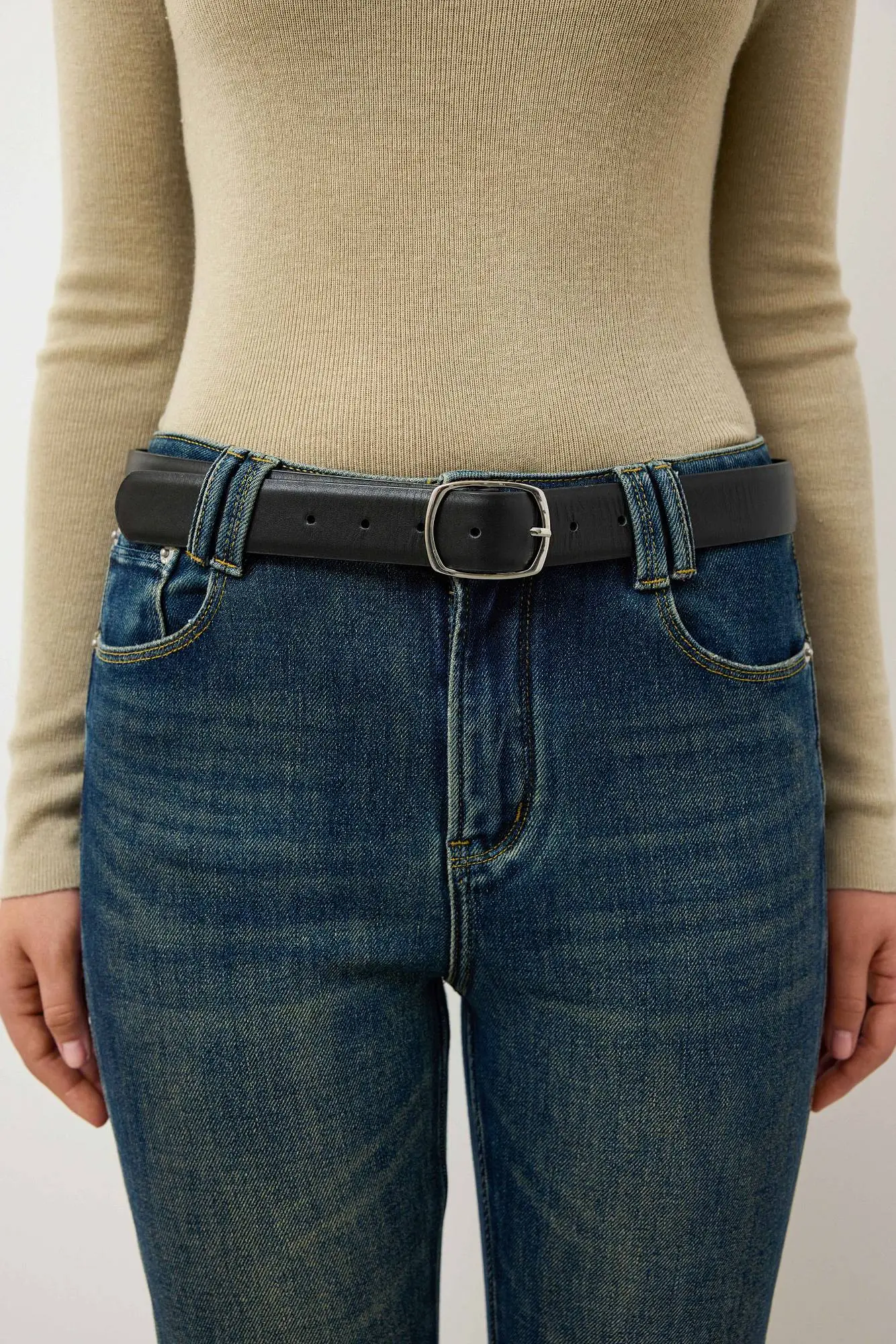 Джинсы (M (44RU), тёмно-синий). Избражение № 5