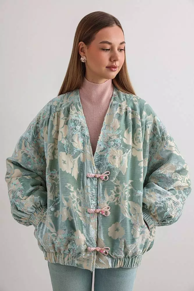 Куртка (S (42RU), пыльно-голубой). Изображение № 1