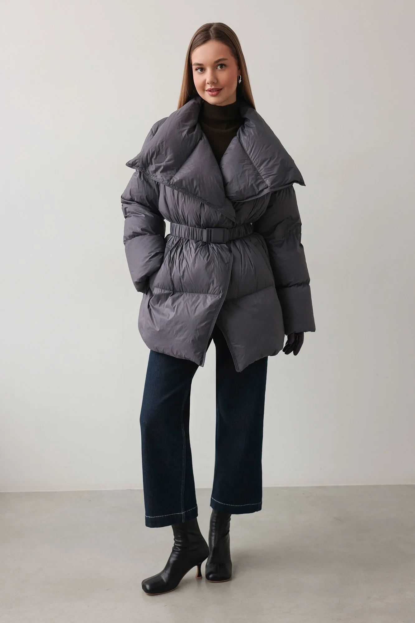 Куртка (onesize (42-46RU), пыльно-фиолетовый). Изображение № 1