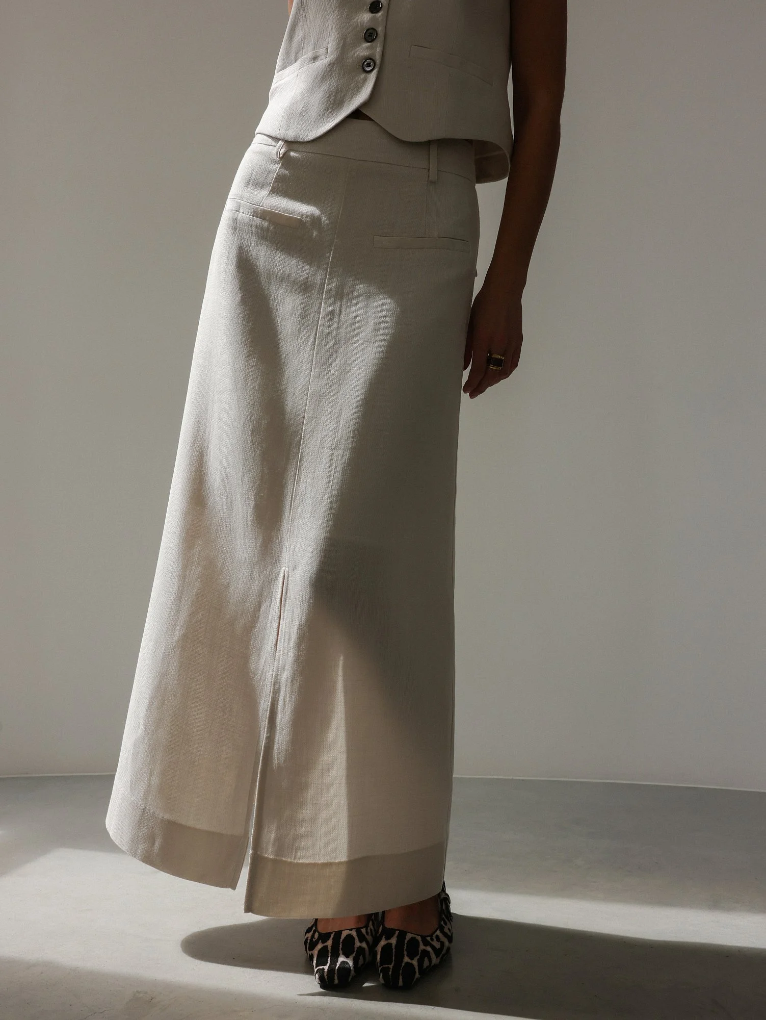 Юбка (S (42RU), светло-бежевый). Избражение № 3