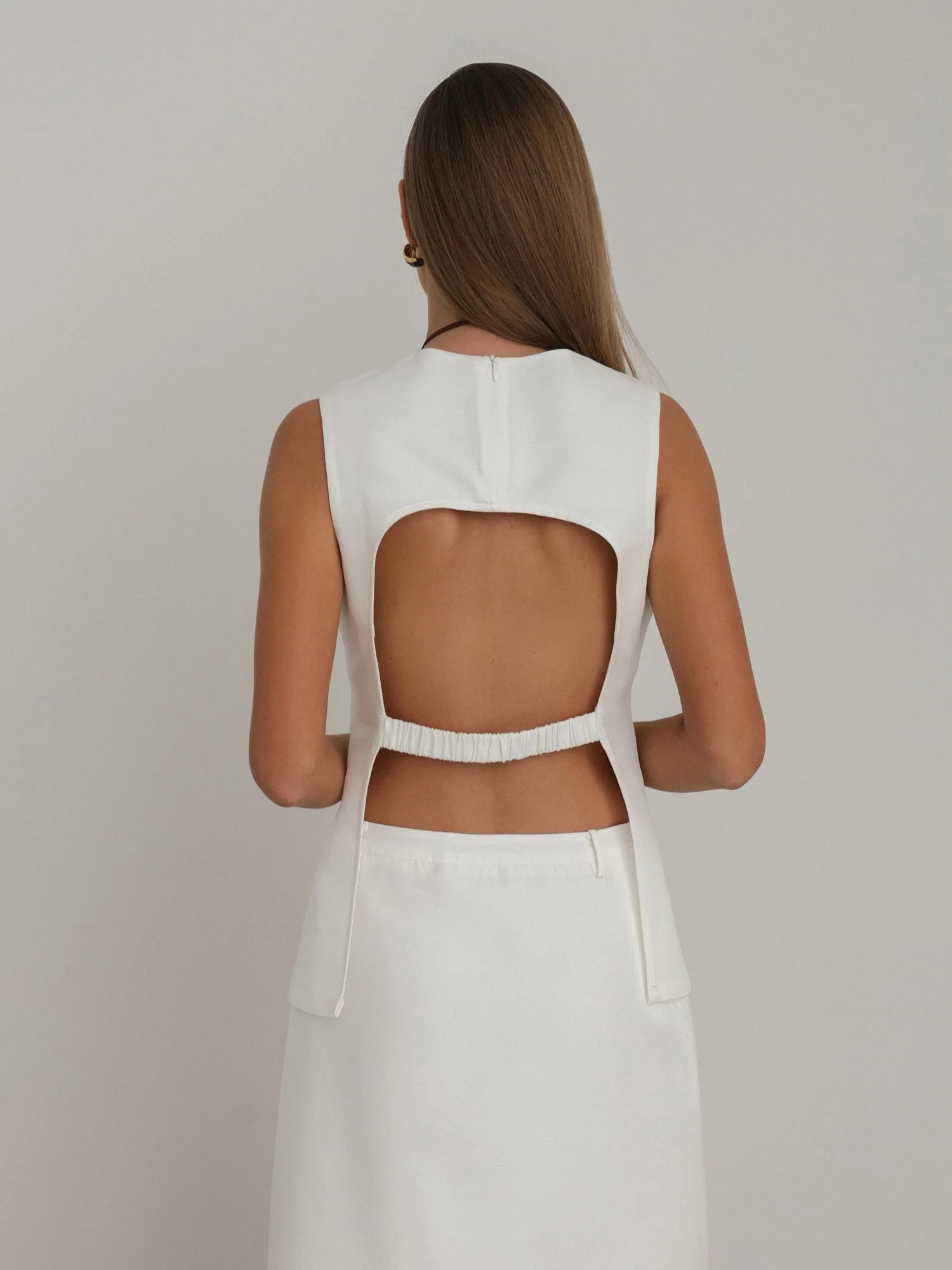 Топ (S (42RU), белый). Избражение № 5