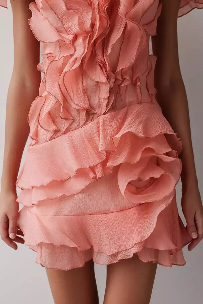 Платье (M (44RU), коралловый). Изображение № 5